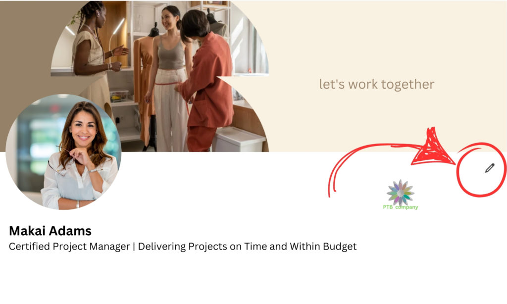 an image of a Linkedin profile with an arrow pointing to the pencil - where you should click to edit the headline